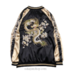 Floral Dragon Embroidered Sukajan Souvenir Jacket [Reversible] 2