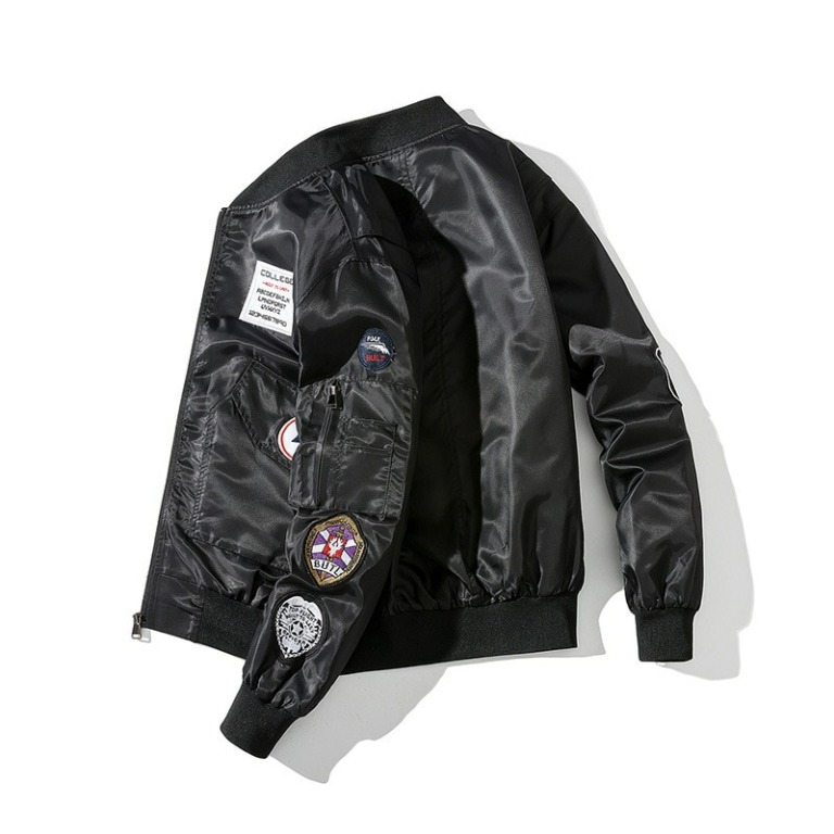 Figher Jet Club Space Embroidered Souvenir Pilot Jacket