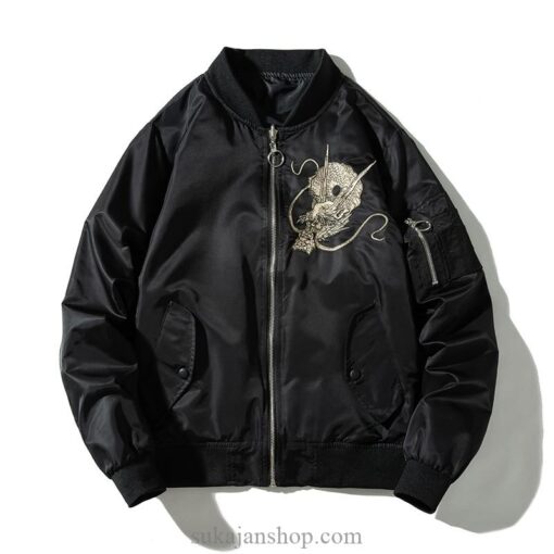 Ancient Dragon Embroidered Sukajan Souvenir Jacket 4 Ancient Dragon Embroidered Sukajan Souvenir Jacket 4