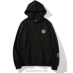 Japanese Acting Woman and Flower Embroidered Sukajan Hoodie 2