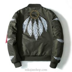 Spring Feather Embroidered Sukajan Souvenir Jacket (Many Colors) 1 Spring Feather Embroidered Sukajan Souvenir Jacket (Many Colors) 1