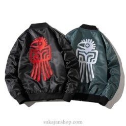 Peacock Symbol Jet Fighter Souvenir Pilot Jacket (Many Colors) 2