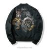 Two Japanese Demons Embroidered Sukajan Souvenir Jacket 1 Two Japanese Demons Embroidered Sukajan Souvenir Jacket 1