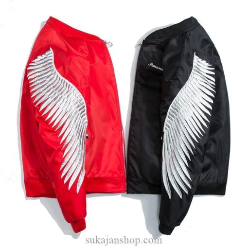 Double Wings Embroidered Sukajan Souvenir Jacket (Many Colors) 1