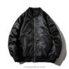 Black Jet Abstract Symbol Embroidered Souvenir Pilot Jacket 3 Black Jet Abstract Symbol Embroidered Souvenir Pilot Jacket 3