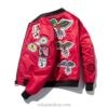 Three Colorful Jet Parrot Souvenir Pilot Jacket (Many Colors) 2 Three Colorful Jet Parrot Souvenir Pilot Jacket (Many Colors) 2