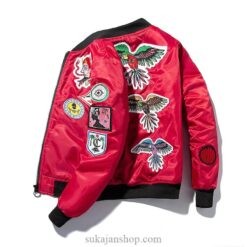 Three Colorful Jet Parrot Souvenir Pilot Jacket (Many Colors) 2