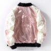 Cherry Blossom Embroidered Sukajan Souvenir Jacket [Reversible] 3
