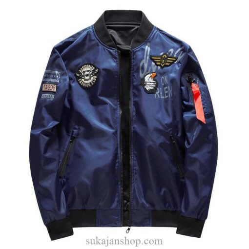 Eagle Jet Figher Club Embroidered Souvenir Pilot Jacket (Many Colors) 1