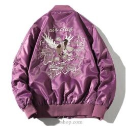 Flying Eagle and Snake Japanese Embroidered Sukajan Souvenir Jacket (Many Colors) 1 Flying Eagle and Snake Japanese Embroidered Sukajan Souvenir Jacket (Many Colors) 1
