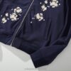 Floral Geisha Sword Girls Embroidered Sukajan Hoodie (Many Colors) 4