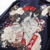 Floral Geisha Sword Girls Embroidered Sukajan Hoodie (Many Colors) 3