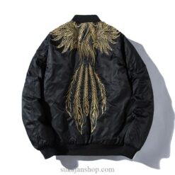 Rising Phoenix Wing and Feather Embroidered Sukajan Souvenir Jacket (Many Colors) 1 Rising Phoenix Wing and Feather Embroidered Sukajan Souvenir Jacket (Many Colors) 1