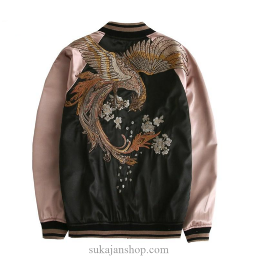 Rising Phoenix Embroidered Sukajan Souvenir Jacket