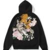 Floral Geisha and Phoenix Embroidered Sukajan Hoodie 3 Floral Geisha and Phoenix Embroidered Sukajan Hoodie 3