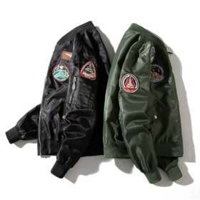 Space Rocket Fighter Military Embroidered Souvenir Pilot Jacket (Many ...