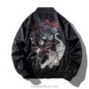 White Tiger Fighting Blue Dragon Sukajan Souvenir Jacket 1 White Tiger Fighting Blue Dragon Sukajan Souvenir Jacket 1