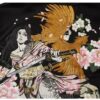 Floral Geisha and Phoenix Embroidered Sukajan Hoodie 4