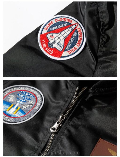 Space Rocket Military Souvenir Pilot Jacket (Many Colors) 2