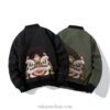 Chinese Roaring Qilin Embroidered Sukajan Souvenir Jacket (Black, Green) 3
