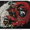 Fearless Tiger Dragon Phoenix Embroidered Sukajan Hoodie 10