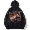 Roaring Tiger Bamboo Embroidered Sukajan Hoodie Roaring Tiger Bamboo Embroidered Sukajan Hoodie