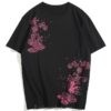 Three Geisha Cherry Blossoms Sukajan T-shirt 2 Three Geisha Cherry Blossoms Sukajan T-shirt 2