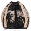 Floral Blossom Woman Embroidered Sukajan Souvenir Jacket [Reversible] 1