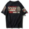 Speed Junkie Japanese Geisha Sukajan T-shirt 3