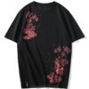 Music Japanese Geisha Cherry Blossoms Sukajan T-shirt 2