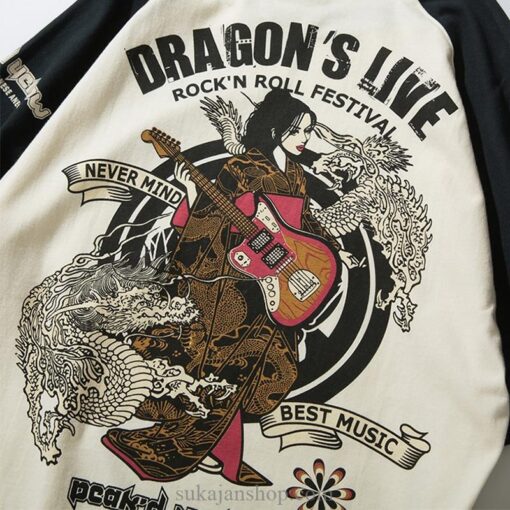Dragon Live Geisha Sukajan T-shirt 6