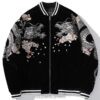 Phoenix Half Moon Dual Dragon Embroidered Sukajan Souvenir Jacket 2 Phoenix Half Moon Dual Dragon Embroidered Sukajan Souvenir Jacket 2