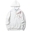 Flying Crane and Flower Chilling Embroidered Sukajan Hoodie 3