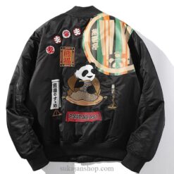 Cute Panda Embroidered Sukajan Souvenir Jacket