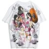 Three Geisha Cherry Blossoms Sukajan T-shirt 4 Three Geisha Cherry Blossoms Sukajan T-shirt 4