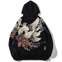Legendary Creatures Floral Blossom Embroidered Sukajan Hoodie