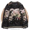 Floral Blossom Woman Embroidered Sukajan Souvenir Jacket [Reversible] 3