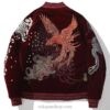 Legendary Creatures Tiger Turtle Dragon Phoenix Embroidered Sukajan Souvenir Jacket 1 Legendary Creatures Tiger Turtle Dragon Phoenix Embroidered Sukajan Souvenir Jacket 1