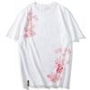 Music Japanese Geisha Cherry Blossoms Sukajan T-shirt 3