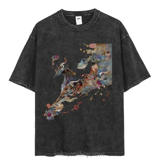 Abstract Dragon Graphic Sukajan T-shirt