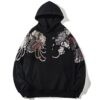 Fearless Tiger Dragon Phoenix Embroidered Sukajan Hoodie 2