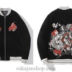 Fearless Geisha Embroidered Sukajan Souvenir Jacket 10