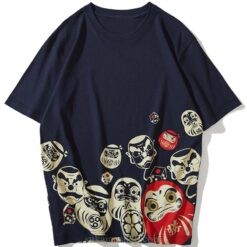 Daruma Doll Japanese Sukajan T-Shirt Daruma Doll Japanese Sukajan T-Shirt