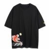 Wave Koi Fish Print Harajuku Sukajan T-shirt 2 Wave Koi Fish Print Harajuku Sukajan T-shirt 2
