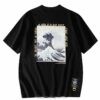 The Great Wave Oversized Harajuku Ukiyoe Letter Print Sukajan T-shirt The Great Wave Oversized Harajuku Ukiyoe Letter Print Sukajan T-shirt