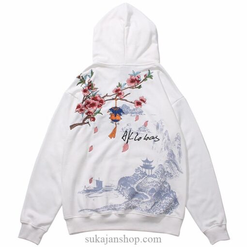 Japan Sakura Embroidery Wonderland Sukajan Souvenir Jacket 3
