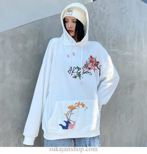 Japan Sakura Embroidery Wonderland Sukajan Souvenir Jacket 17