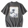 The Great Wave Oversized Harajuku Ukiyoe Letter Print Sukajan T-shirt 3 The Great Wave Oversized Harajuku Ukiyoe Letter Print Sukajan T-shirt 3