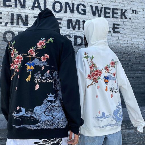 Japan Sakura Embroidery Wonderland Sukajan Souvenir Jacket 4
