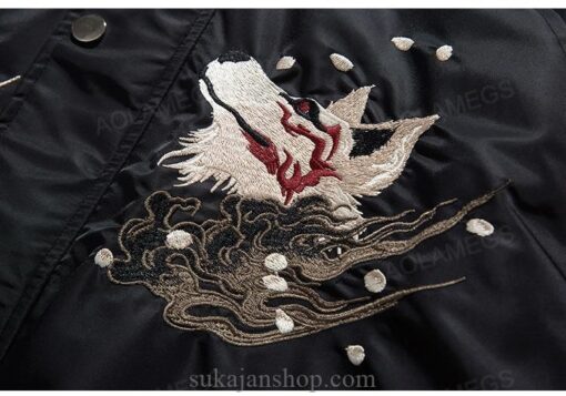 Fearless Harajuku Japanese Embroidery Sukajan Souvenir Jacket 10